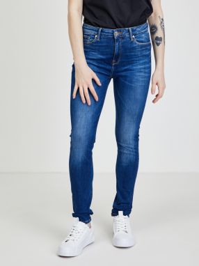 Skinny fit pre ženy Tommy Hilfiger - tmavomodrá