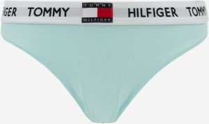 Nohavičky pre ženy Tommy Hilfiger - svetlomodrá