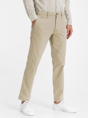 GAP béžové pánske nohavice slim