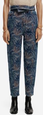 Straight fit pre ženy Scotch & Soda - tmavomodrá