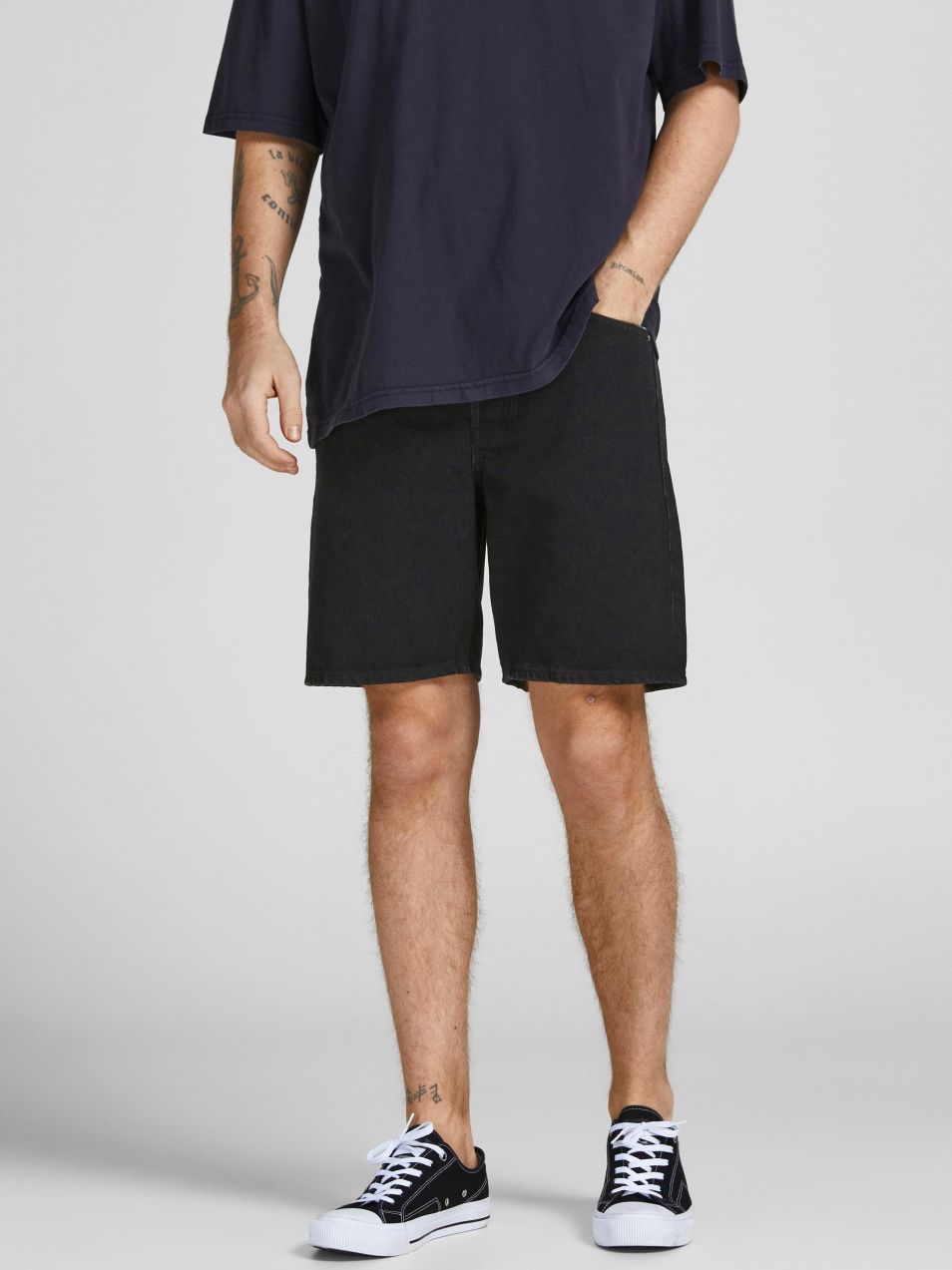 Čierne džínsové šortky Jack & Jones Chris