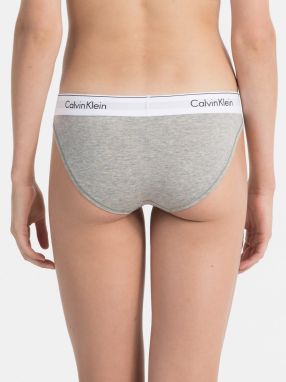 Sivé melírované nohavičky so širokým lemom Calvin Klein Underwear galéria