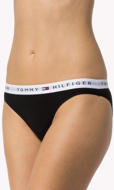 Tommy Hilfiger čierne nohavičky Bikini Iconic