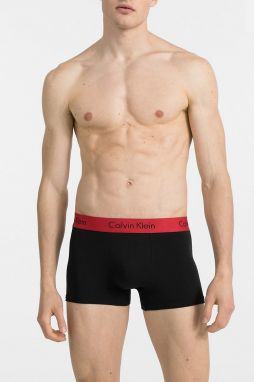 Calvin Klein čierny 2 pack pánskych boxeriek Trunk 2PK