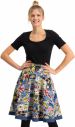 Blutsgeschwister farebná sukňa Superpower Skirt Comic s komixovými motívmi galéria