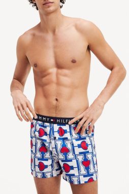 Tommy Hilfiger farebné pánske boxerky Woven Boxer Big H Heart