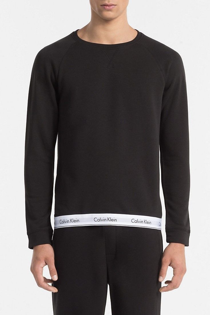 Calvin Klein čierna pánska mikina Sweatshirt