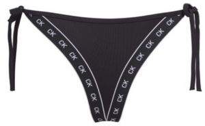 Calvin Klein čierne spodný diel plaviek Cheeky String Side Tie