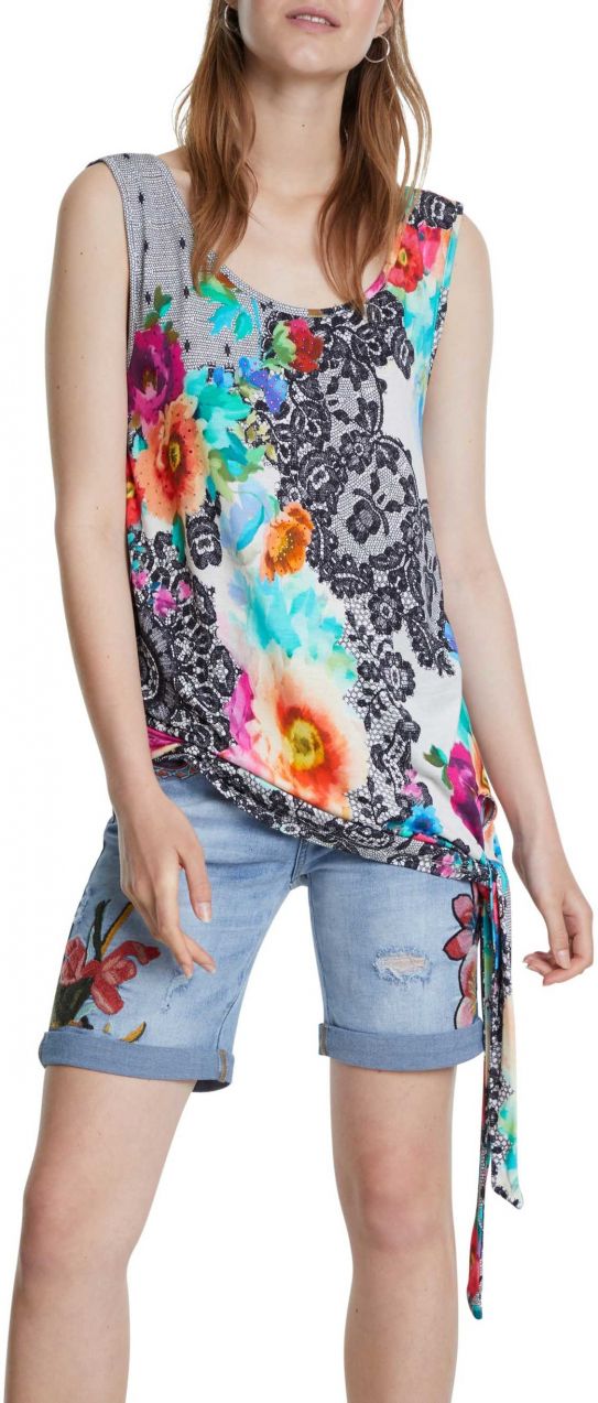 Desigual farebné tielko TS Crystal