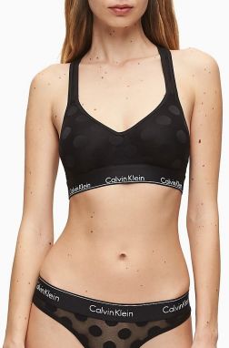 Calvin Klein čierne podprsenka Lightly Lined Bralette