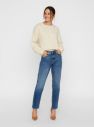 Modré relaxed fit džínsy VERO MODA Sara galéria