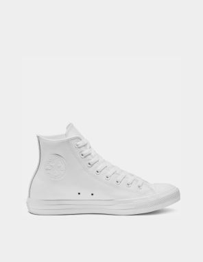 Biele kožené členkové tenisky Converse Chuck Taylor All Star U galéria