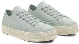 Converse mentolové tenisky Chuck Taylor All Star Trail to Cove Espadrille
