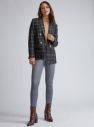 Čierne kockované sako Dorothy Perkins galéria