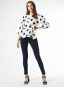 Biela bodkovaná blúzka Dorothy Perkins galéria