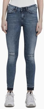 Modré dámske skinny fit džínsy Tom Tailor Denim