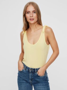Žlté voľné tielko VERO MODA Ava