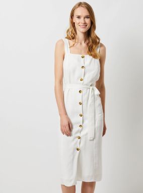 Dorothy Perkins biele letné šaty