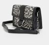Čierno-sivá crossbody kabelka s leopardím vzorom Dorothy Perkins galéria