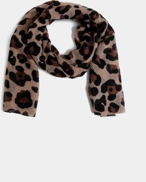 Hnedá šatka s leopardím vzorom Dorothy Perkins