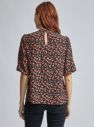 Červeno-čierna kvetovaná blúzka Dorothy Perkins galéria