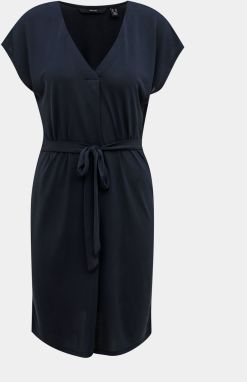 Tmavo modré šaty VERO MODA Beca