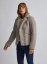 Šedá bunda z umelej kožušiny Dorothy Perkins galéria