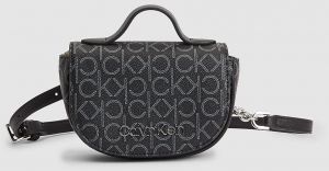 Calvin Klein čierne ľadvinka Saddle Balt Bag