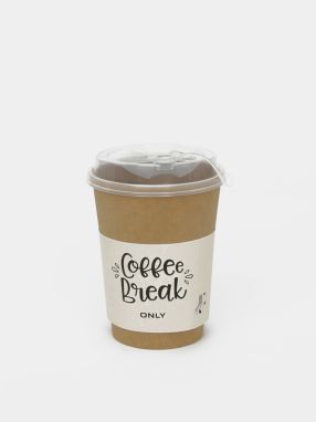 Sada dvoch párov tmavo šedých ponožiek ONLY Coffee galéria
