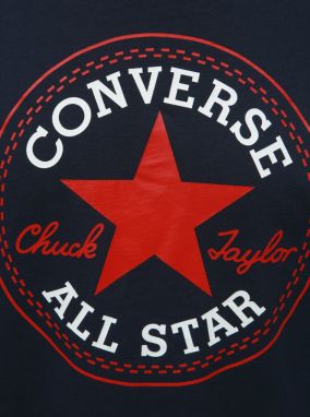 Tmavomodré pánske tričko s potlačou Converse galéria