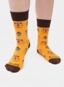 Žlté dámske vzorované ponožky Fusakle Brum galéria