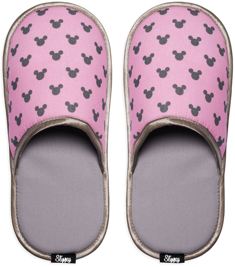 Slippsy ružové domáce unisex šľapky Minnie