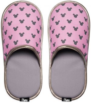 Slippsy ružové domáce unisex šľapky Minnie