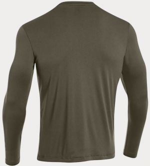 Tričko Under Armour TAC Tech LS T - khaki galéria