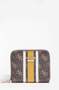 Guess hnedé Jesen 4G Logo Mini Wallet