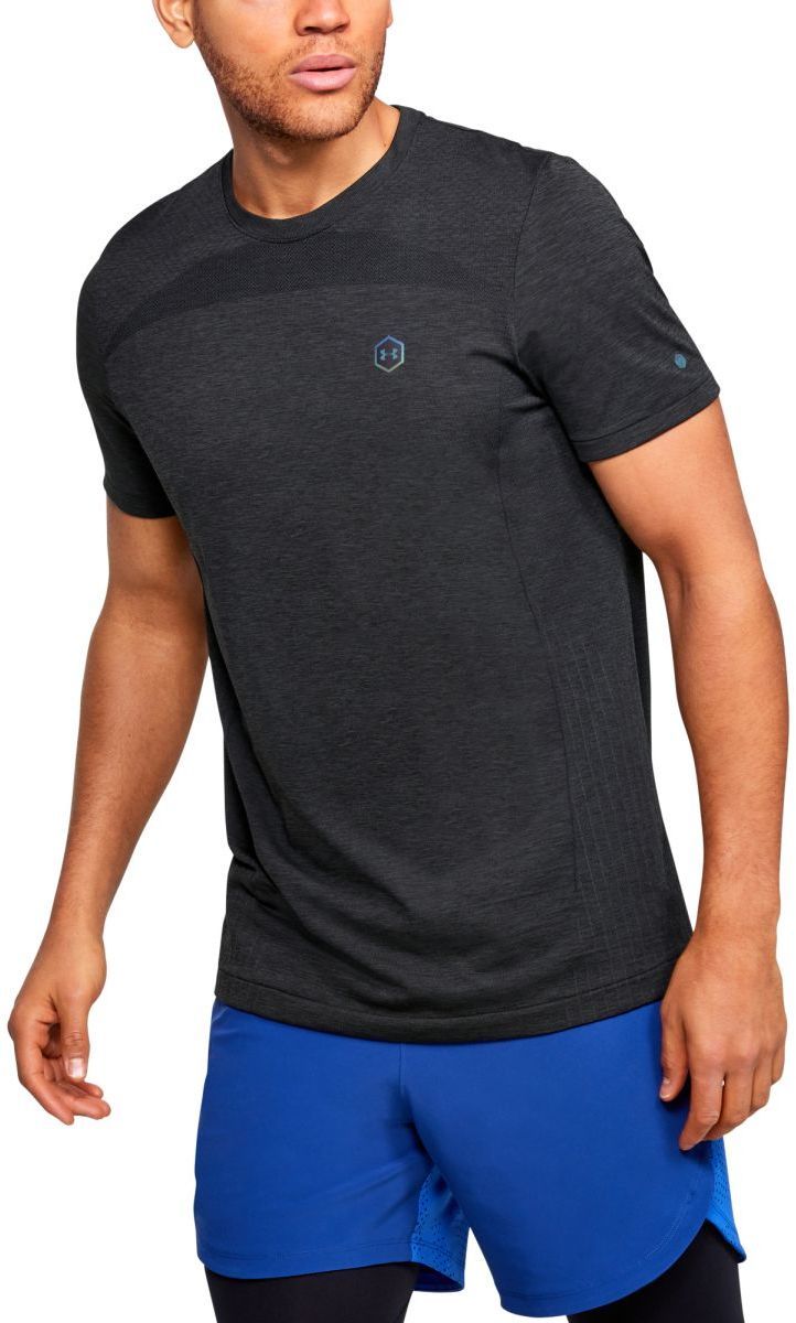 Tričko Under Armour Rush HG Seamless Fitted SS - Čierná