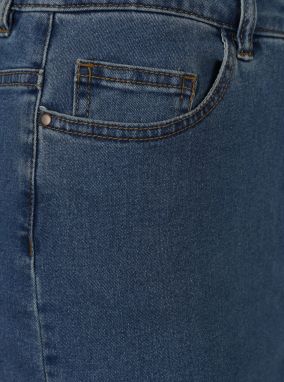 Modrá rifľová sukňa VERO MODA Hot galéria