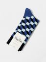 Modré pánske ponožky Happy Socks Filled Optic galéria