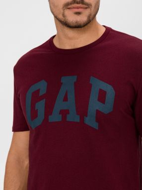 GAP červené pánske tričko s logom galéria