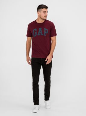 GAP červené pánske tričko s logom galéria
