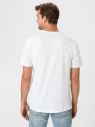GAP biele pánske tričko s logom galéria