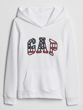 GAP biele dámska mikina s logom galéria