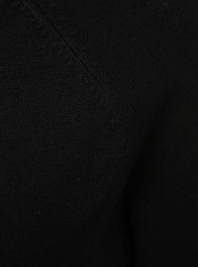 Čierny ľahký basic sveter VERO MODA Ellie Glory galéria