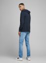 Jack & Jones modré pánska mikina Holmen s kapucňou basic galéria