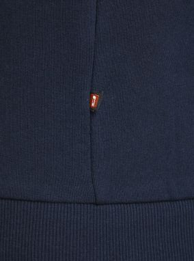 Jack & Jones modré pánska mikina Holmen s kapucňou basic galéria