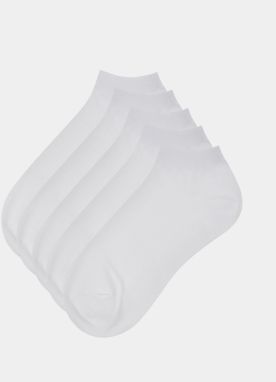Jack & Jones biele 5 pack ponožiek Dongo
