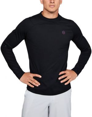 Tričko Under Armour Cg Rush Mock-Blk