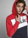 Červená mikina s kapucou Jack & Jones galéria