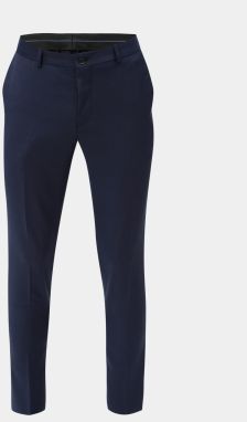 Tmavomodré oblekové nohavice s prímesou vlny Jack & Jones Laris galéria