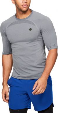 Kompresné tričko Under Armour Rush HG Seamless Comp SS-GRY